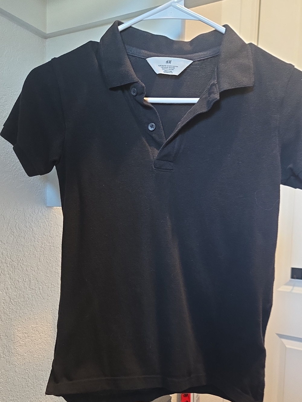 H&M Black Kids Polo Shirt